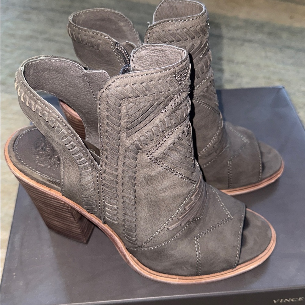Vince Camuto Dark Gray Heeled Boots